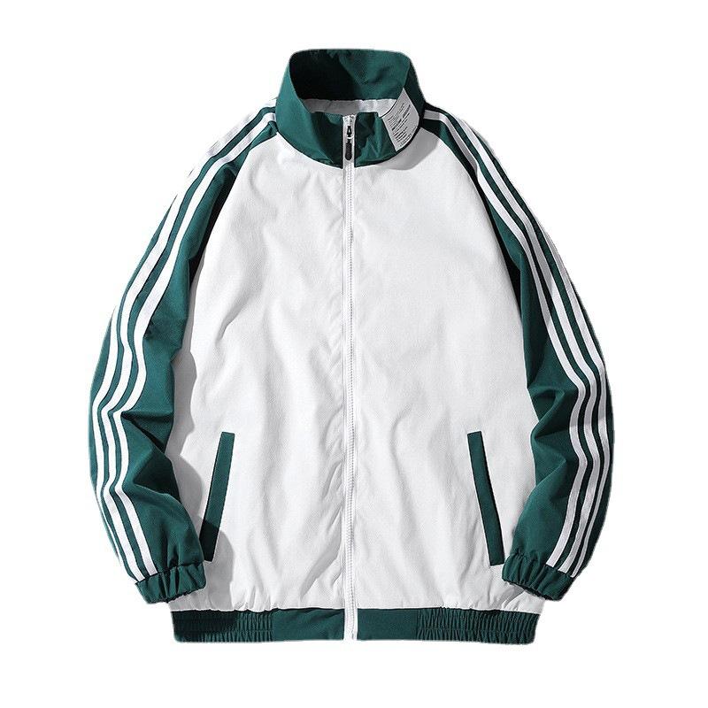 Roupas de Primavera e Outono Juventude Fina Gola Alta Esportiva Casual Tendência Roupas de Beisebol