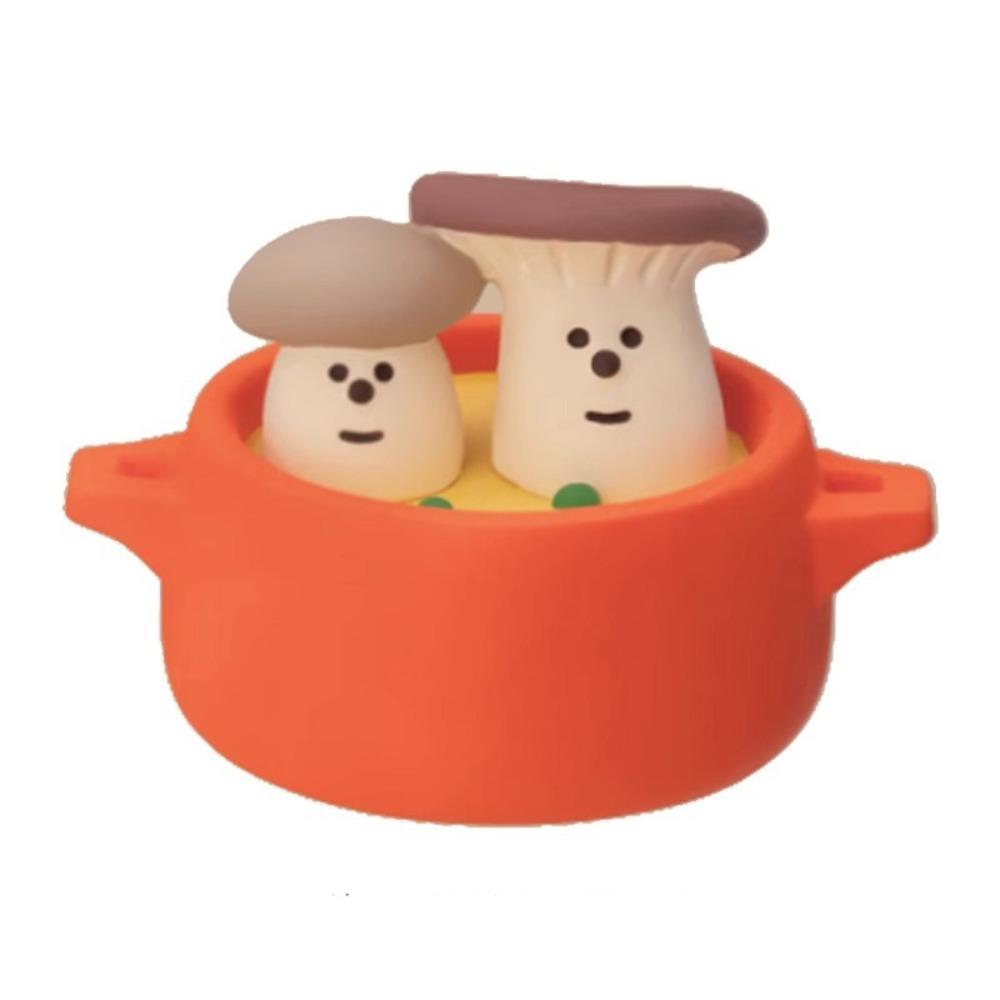 Mushroom Christmas Ornaments Miniature Resin Santa Claus Decoration  Cake Decoration