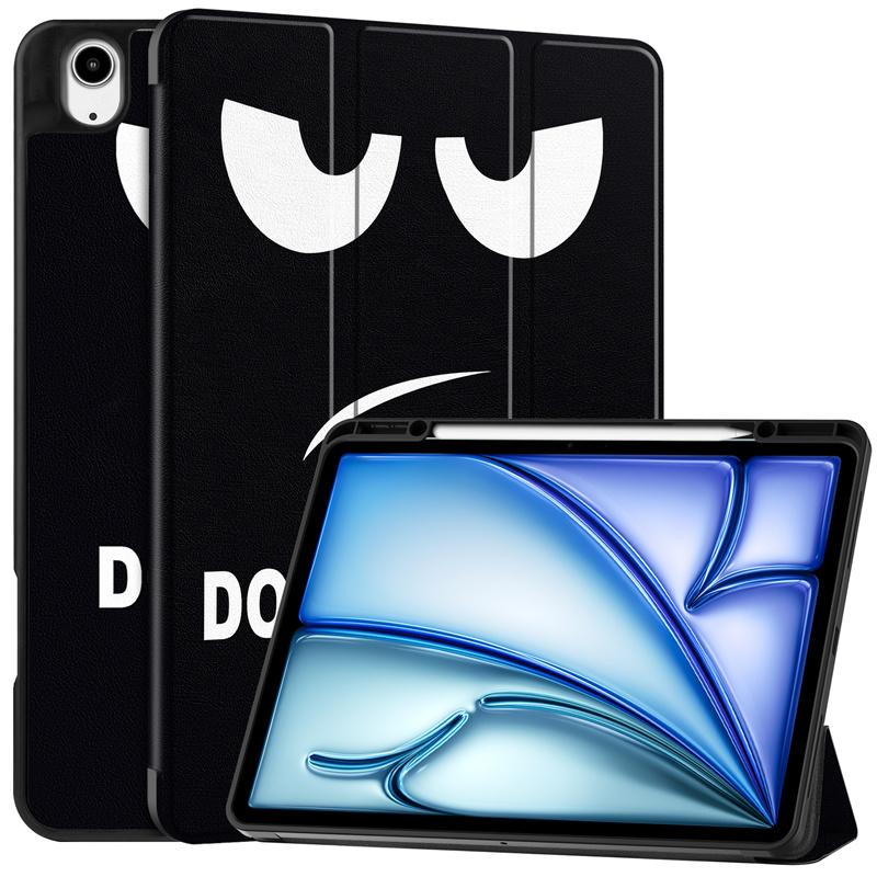 Funda para iPad Air 2024, funda M2 de piel sintética pintada, protectora para iPad Air de 13 y 11 pulgadas (2024), con soporte para bolígrafo.