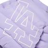 MLB Basic Logo Los Angeles Dodgers Logo Stand Collar Comfortable Bread Jacket Down Jacket Winter Unisex Jacket Light-Purple 3ADJB0116-07LDL