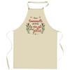 Tablier De Cuisine - Emmanuelle La Vie Est Plus Jolie - Impression Bretonne - Coton Résistant - Liens Ajustables