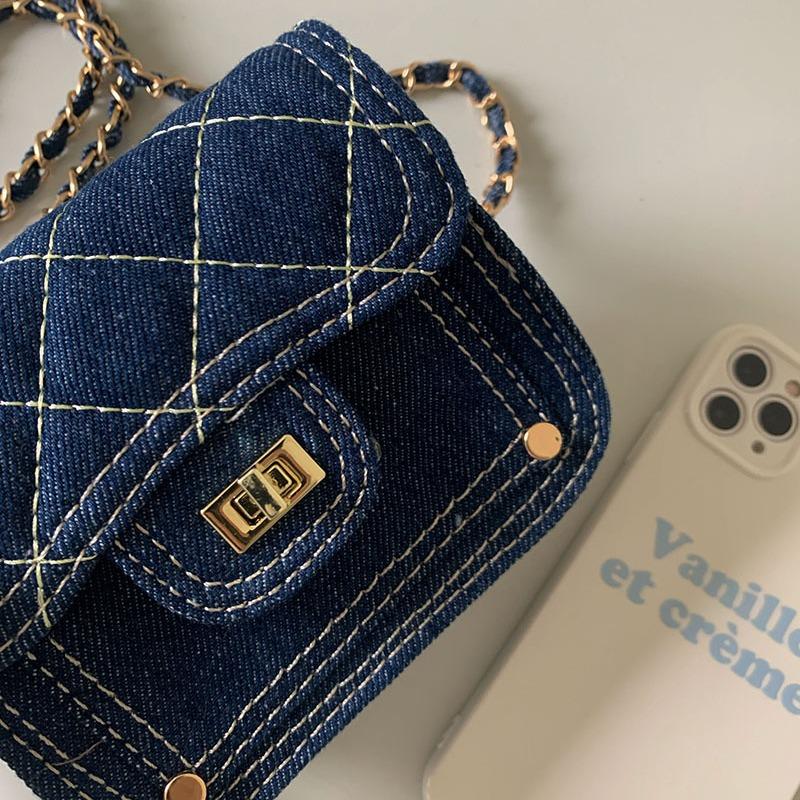 Женские сумки Повседневные сумки через плечо с клапаном Мини-сумки с цепочкой — фото 4