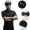 ROCKBROS Short Sleeve Cycling Jersey Set for High 3D and Ideal for Road Bikes Size Men's Summer, Elasticity, Compression, Padded, Breathable,