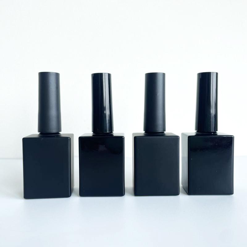 5ml 7ml 9ml 10ml 11ml 12ml 13ml 14ml 15ml 20ml Clear Matte Empty Glass Uv Gel Nail Polish Bottle With Brush