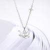 Star Light Paper Crane Necklace And Bracelet Set Delicate Romantic Unique Design Autumn Winter Best Friend Birthday Gift
