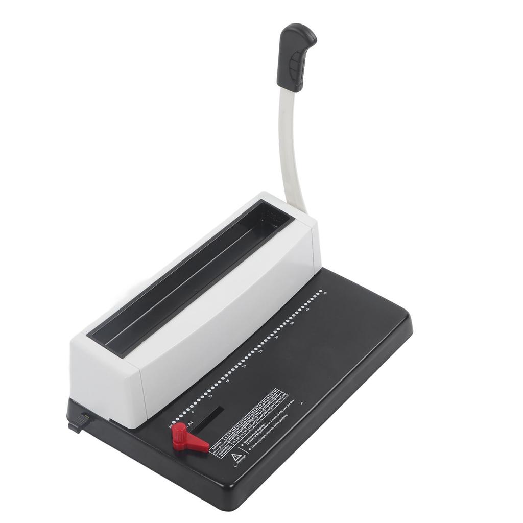 Spiral Coil Binding Machine Humanized Handle Round Hole Punch Wire Binder Machine for Letter Size