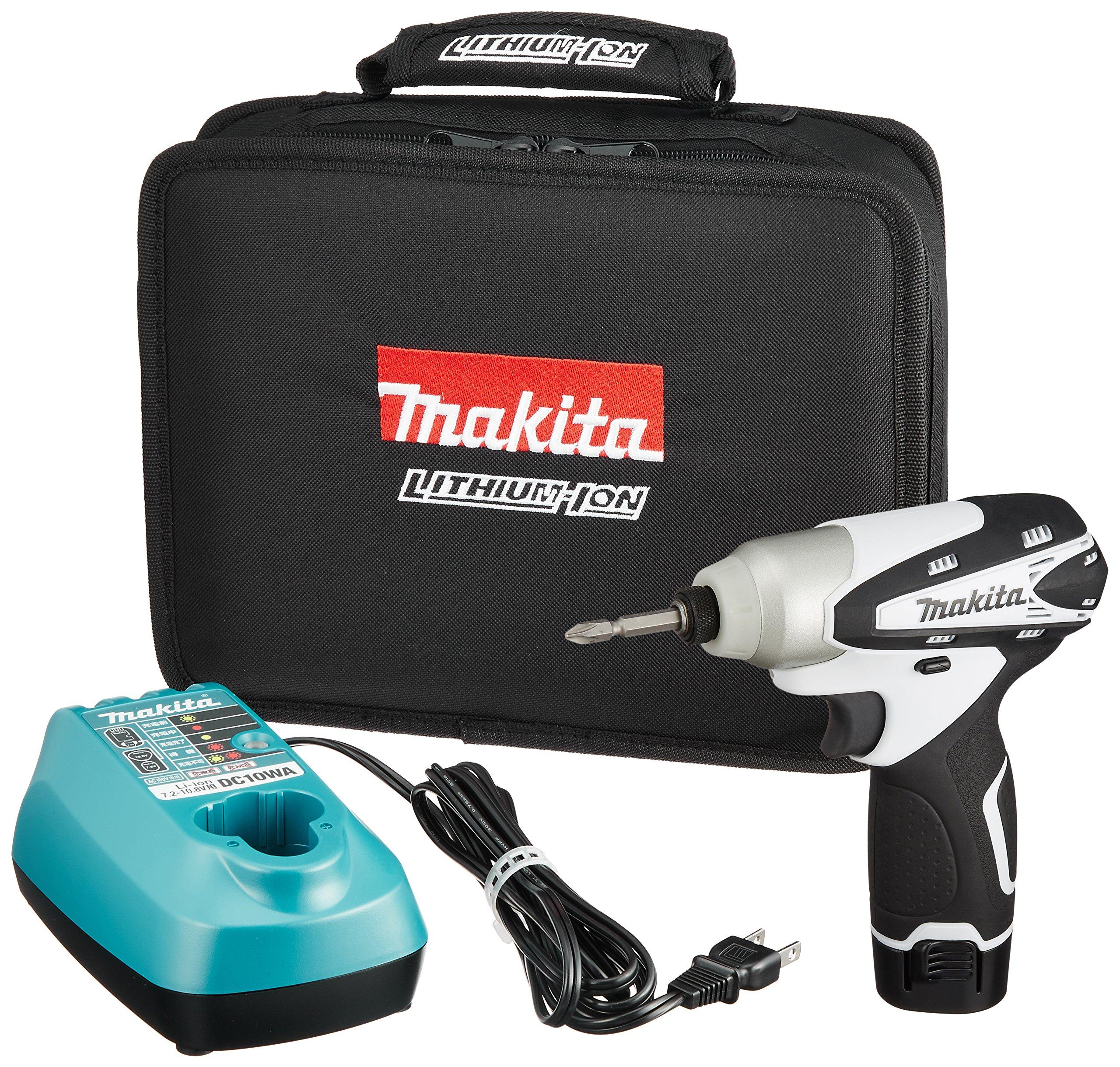 

Makita TD090DWSPW Rechargeable Impact with One Power Supply Included Driver, 10.8V, Compact, White, білий