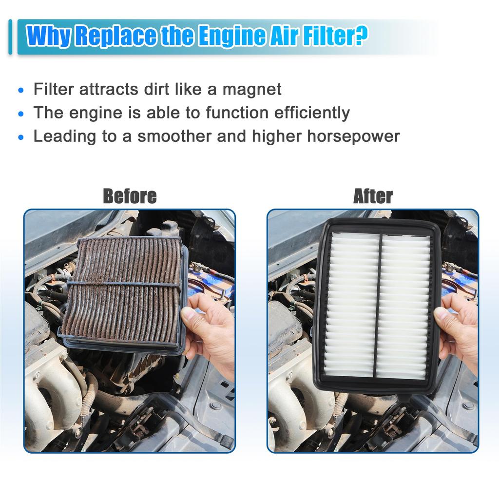 ACROPIX HONDA Compatible N-BOX JF3/JF4 Car Engine Air Filter Replacement - 1 Pack