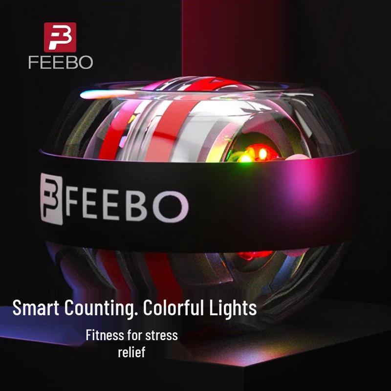 FEEBO Self-Starting LED Wrist Ball Power Trainer