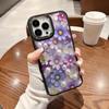 purple flowers Soft Phone Case For iPhone 16 15 14 13 12 11 Pro Max XR XS 7 8 Plus Case