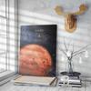 Mysterious Mars Red Desert Planet Poster Milky Way Sky Kids Room Decor Wall Scandinavian Mars Painting Nordic Style Poster Gift No Frame