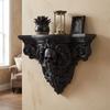 3D Printing Carved Skull Storage Shelf Vintage Style Art Skull Wall Rack  Bedroom