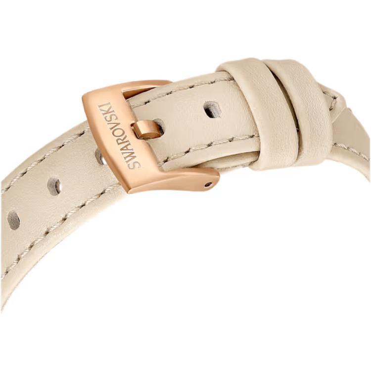 Swarovski Certa Series Watch Quartz Movement Leather Strap 30*30mm White Dial Water Resistant 50 Meters Women watches 5672968