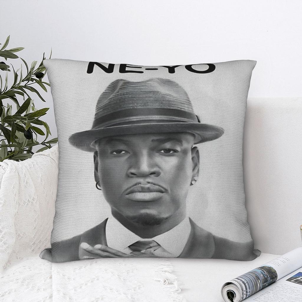 Ne Yo American Singer Pillowcases Retro Trendy Pillow Case For Living Room Chair Comfy Pillow Cover