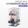 1PC HH52P HH53P HH54P HH62P HH63P HH64P DC12V DC24V Electromagnetic Intermediate Relay 8 11 14 Pin Control Switch LED Indicator Relays 5
