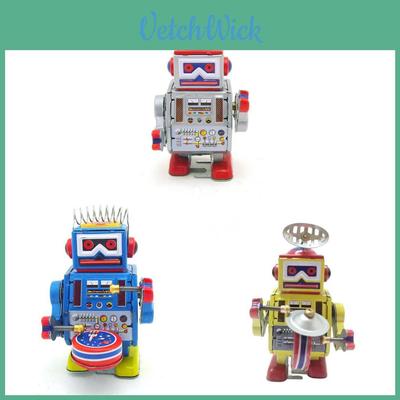 Iron Drum Robot Collectors Edition Nostalgic Metal Toy For Home Decor And Gifts