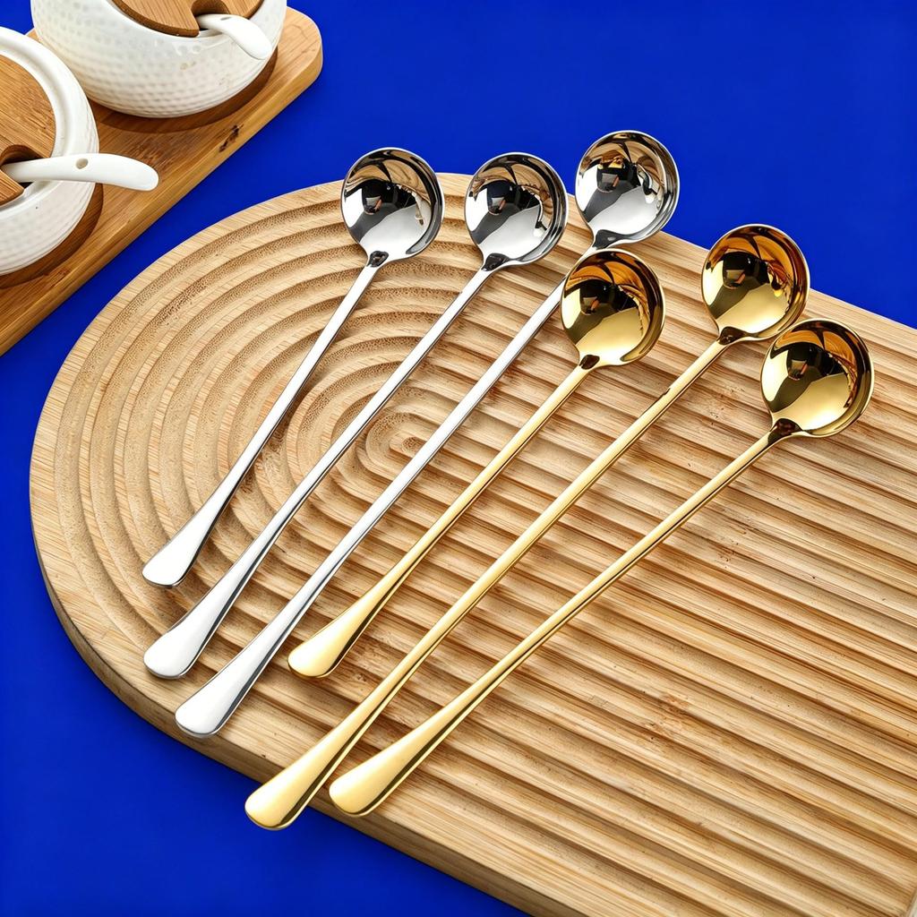 304 Stainless Steel Long Handle Seasoning & Sauce Spoon