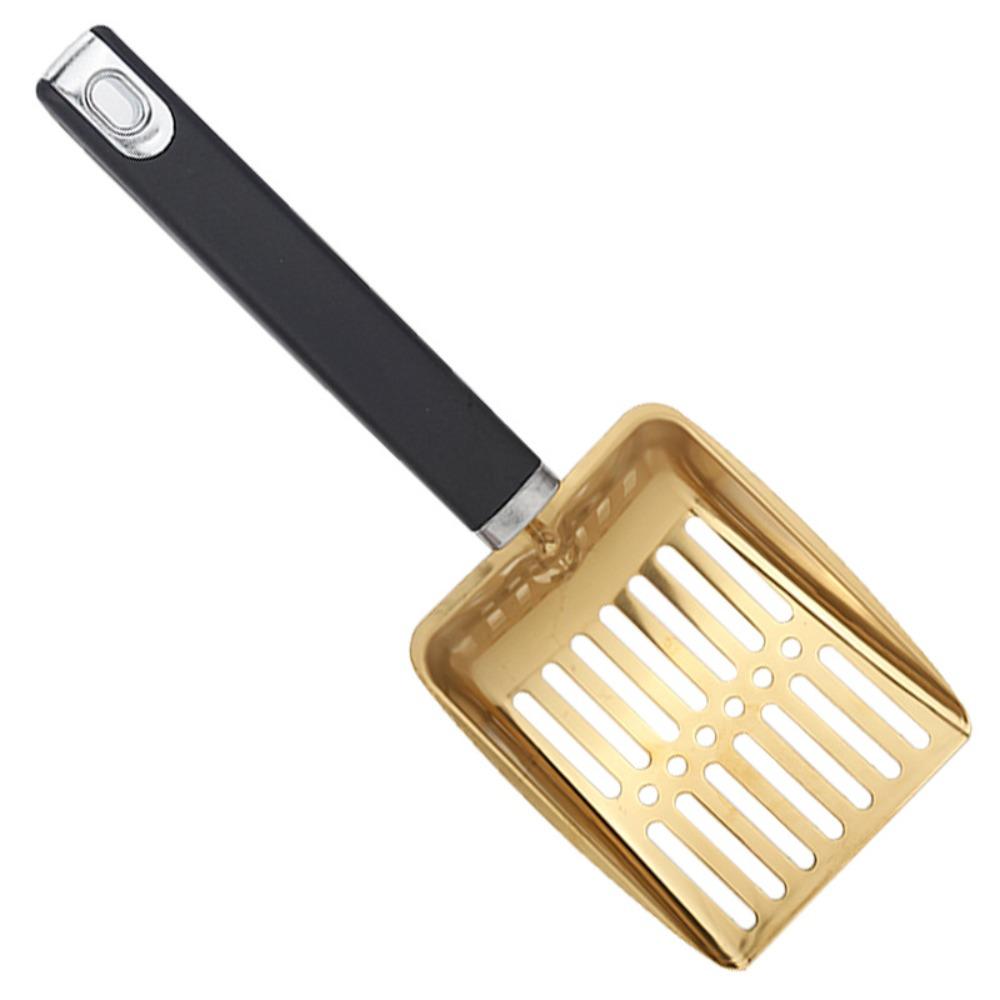 Long Handle Cat Poop Scoop Metal Sifter Shovel Creative Cat Litter-Scoop  Cat Supplies