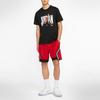 Air Jordan Printed Letter Logo Crew Neck T-Shirt Men Tops Black CJ6307-010