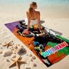1PC Custom Name Football Player Action Beach Towel Highly Absorbent And Sand-Resistant Towel for Swimming, Pool, Yoga, And Travel Lightweight