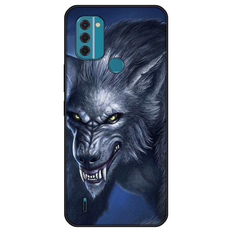 Custodia In Silicone Trasparente Per Nokia C31, Con Stampa Gatto Tigre, Morbida E Antigraffio - 4