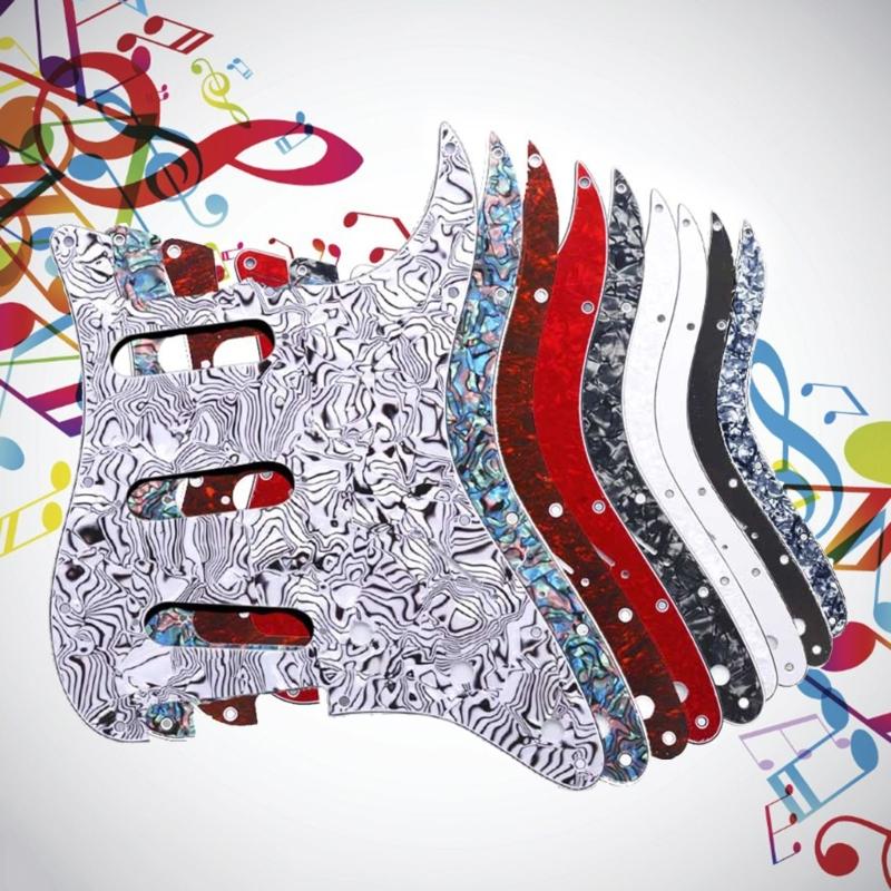 1Pc 3Ply S+S+S 11 Holes  Electric Guitar Pickguard Scratch Plate Pick Guards for US/Mexico Made Modern Guitar Parts