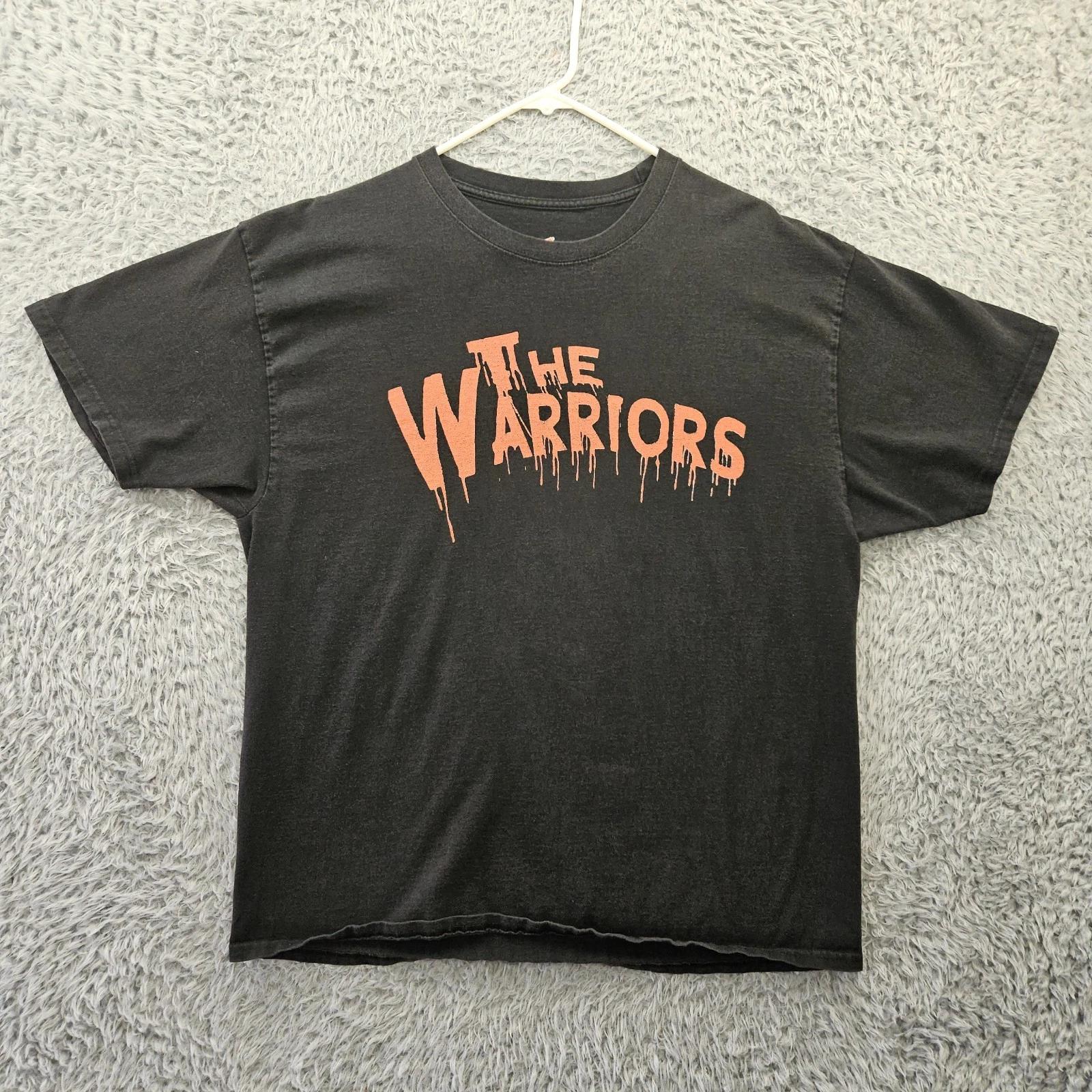 The Warriors Movie 100% Cotton T-shirt Mens Tees Top XL Hanes Tagless Double Sided NYC Coney Island 1979 S