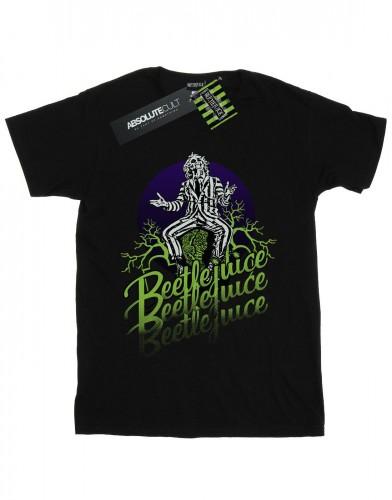 Beetlejuice Womens/Ladies Faded Pose Cotton Boyfriend T-Shirt