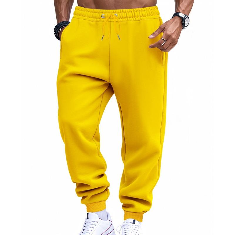 Pantaloni da Jogging Casual Americani da Uomo, Monocolore, per Palestra, Fitness, Allenamento