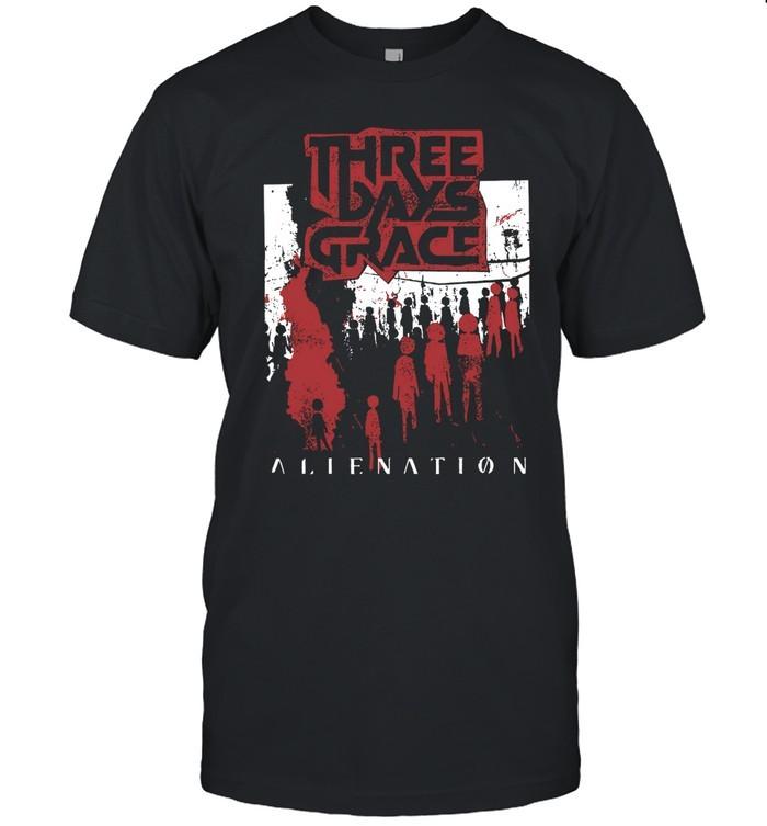 2025 Alienation Tour Three Days Grace T-Shirt-Unisex Unisex T-Shirt XL