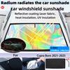 For Cupra Born -2025 Foldable Front Windshield Sun Shade UV Reflective Sun Protection Cover Car Interior Accessories