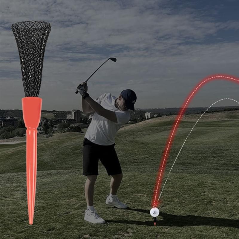 3Pcs Golf Tees Flexible Soft Net Head Design Adjustable Height Stable Base Structure For Professional Ball Positioning