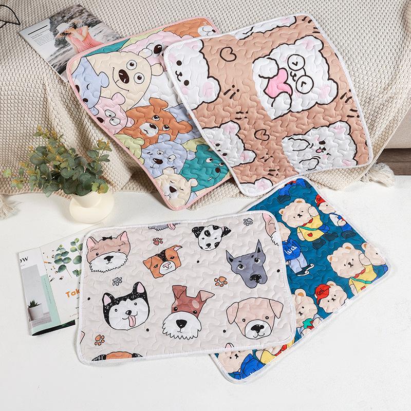 Non-Slip Pet Cotton Mat Washable Pad Mat for Dogs Cat Blanket Sofa Breathable Pet Dog Bed for Small Medium Large Dogs