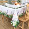 Fabric Printed Tablecloth Pastoral Oil Painting Wind Hotel Household Dustproof Tablecloth Table Cloth Rectangular Table Flag