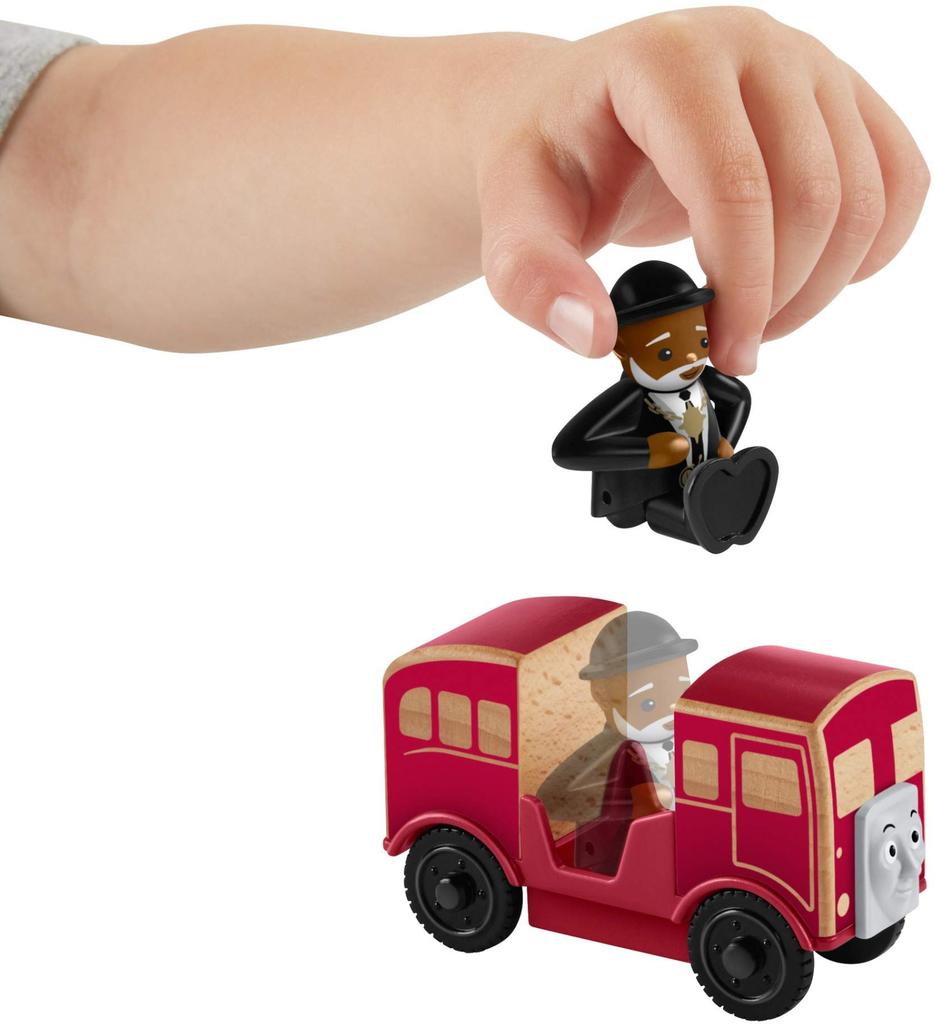 Locomotiva Thomas, seria cu șine din lemn, set de dantelă Thomas și Bertie FHM65