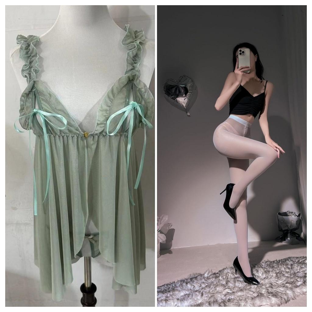 Sexy pajamas women's pure desire lace ice silk underwear mood high-end suspender nightdress 2026 new loungewear