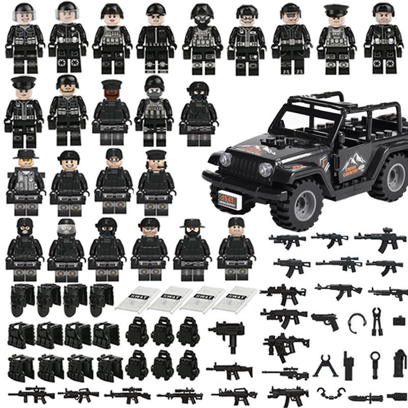 Military Building Blocks Set With Abs Plastic Small Particles For Collectors And Kids