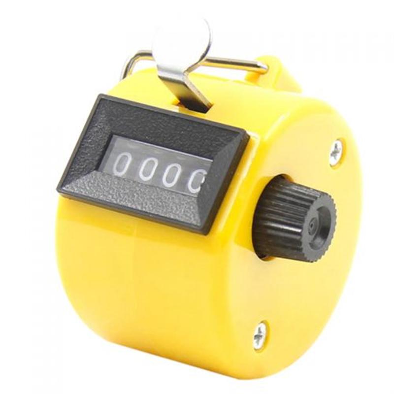 4 Digit Counters Hand Finger Display Manual Counting Tally Clicker Timer Soccer Golf Counter Home Supply