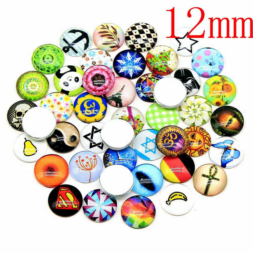 Flat Back Glass Cabochon Accessories Parts Male Jewelry Bulk Personalized Materials
