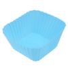 1/6Pcs 7Cm Square Shaped Jelly Pudding Mold Muffin Cake Cup Silicone Molds Kitchen Baking Accessories