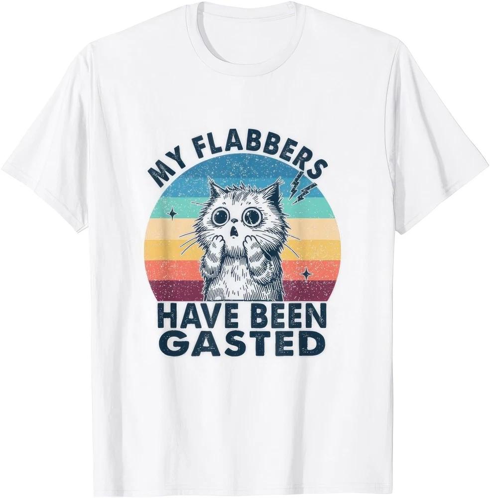My Flabbers Have Been Gasted Funny Cat Kitten Lover Gift T Shirt S