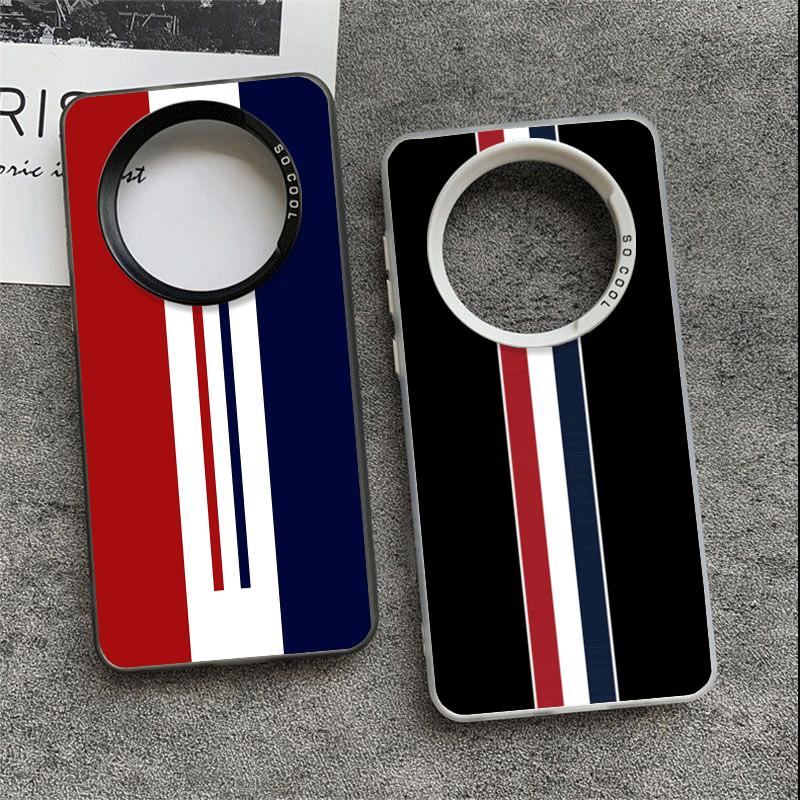 Luxury Sports Line Cool Stripe Shockproof Phone Case for Xiaomi Redmi Note 15 14 13 12 Pro Plus 11 11S 11T 5G Cover Anti Fall Fu