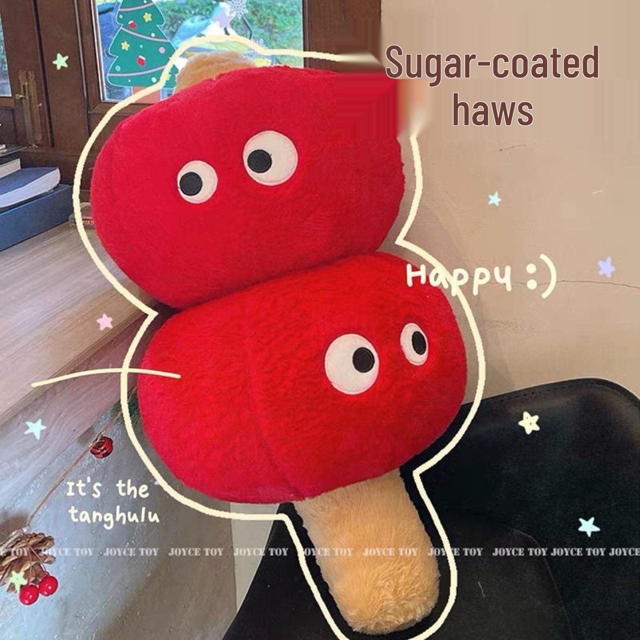 Xiaohongshu Inspired Tanghulu Hand Warmer Pillow: Little Monster Plush Toy 40 cm