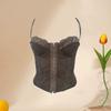 Slim Fit Lace Camisole Hollow Suspender Vest Fashion Lace Corset  Ladies