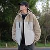 Men's Casual Cotton Jacket Hooded Solid Color Winter Daily    