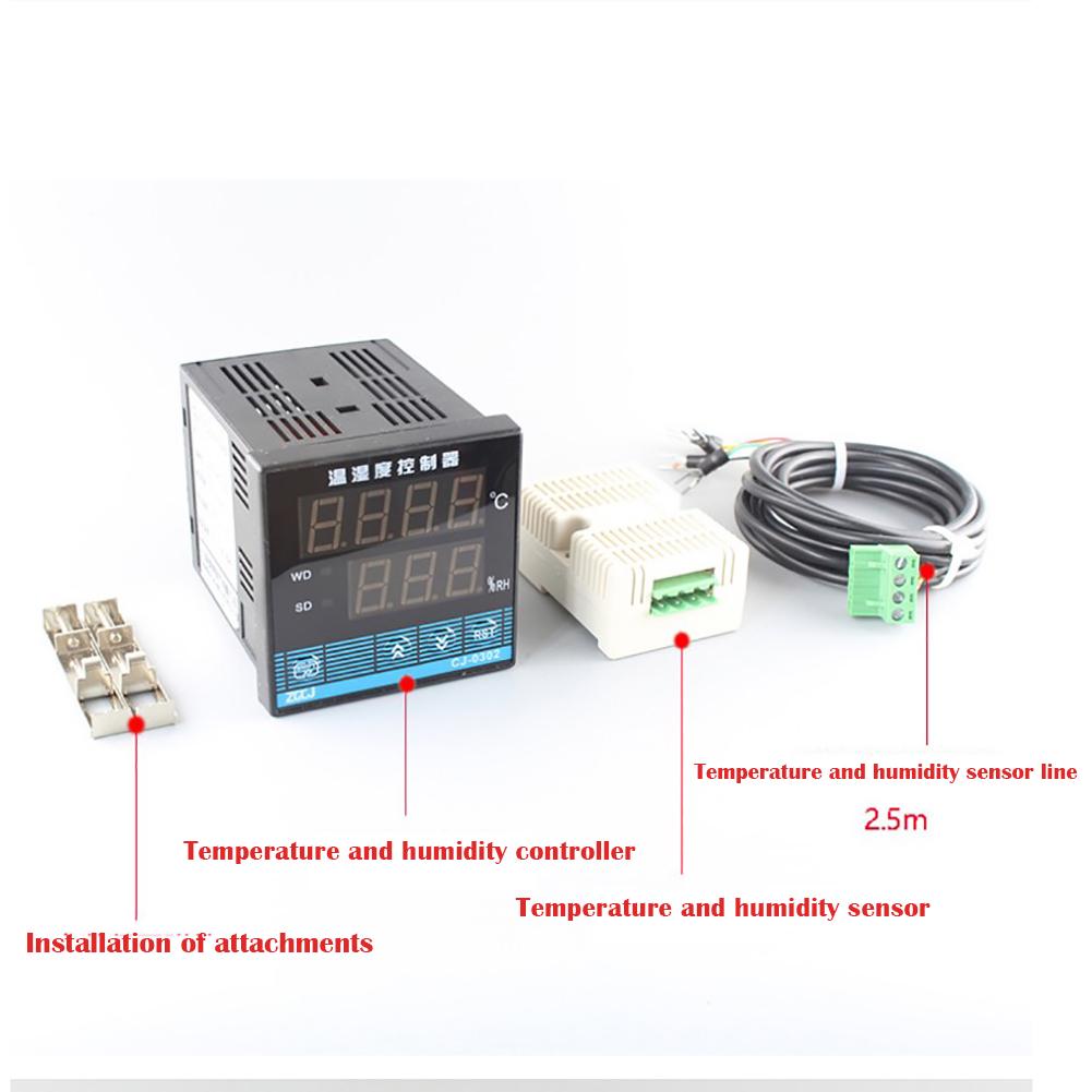 Buy TDK0302 Digital Temperature and Humidity Controller with Sensor for