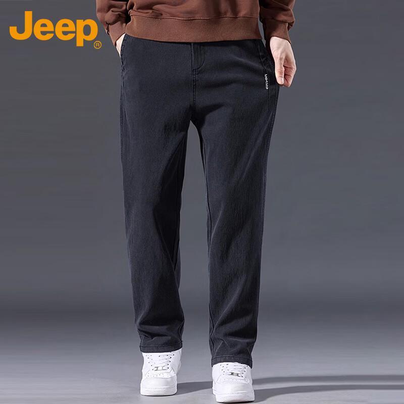 JEEP Men's Casual Loose Straight-Leg Trousers