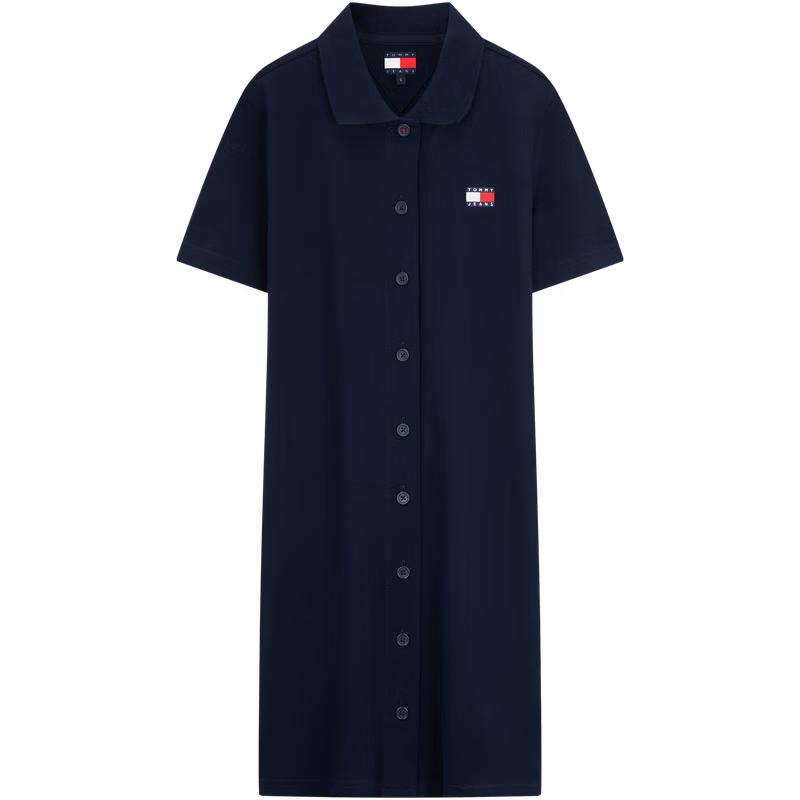 TOMMY JEANS Women's Pique Polo Tennis Dress