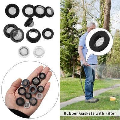 Gaskets Mesh Replacement Washer Rubber Washer With Filter Net Faucet Grommet Seal Hose Gasket