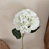 Kunstig Hortensia Blomst Realistisk Full Blomst Falsk Hortensia med Stengler Faux Silke Blomsterarrangement for Hjem Bryllup Fest Babyshower Bord
